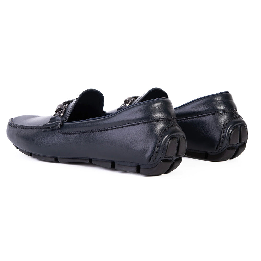 Vinci Leather Pavia Leather Bit Driver Navy