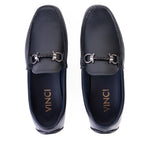 Vinci Leather Pavia Leather Bit Driver Navy