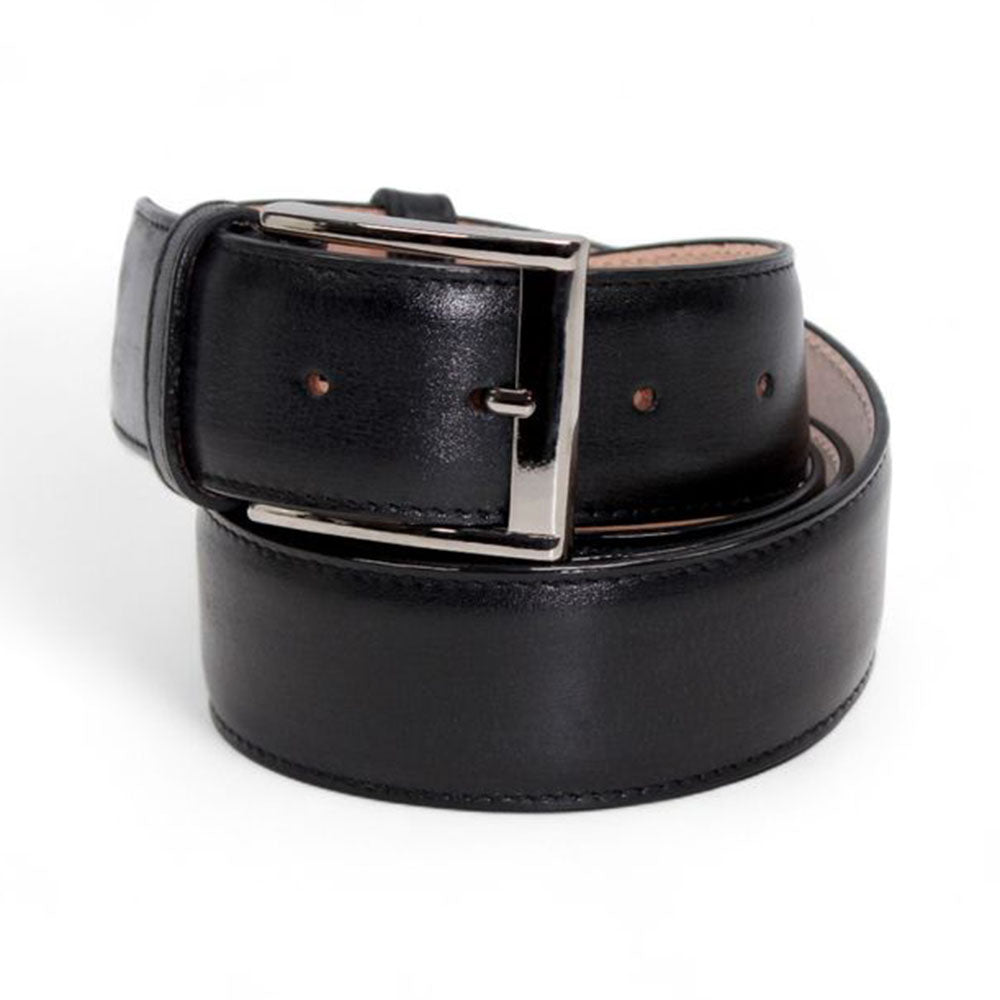Emilio Franco 201 Leather Belt Black