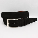 Torino Leather  Italian Suede - Black
