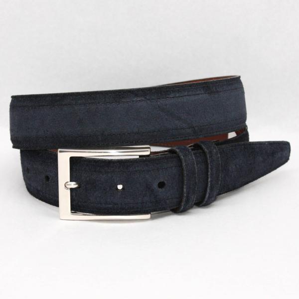 Torino Leather Italian Suede - Navy