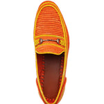 Superglamourous Jadida Rafia Loafers Orange