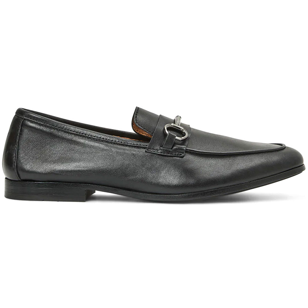 Aquatalia Jason Leather Bit Loafer Black