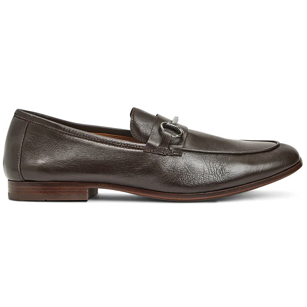 Aquatalia Jason Leather Bit Loafer Brown