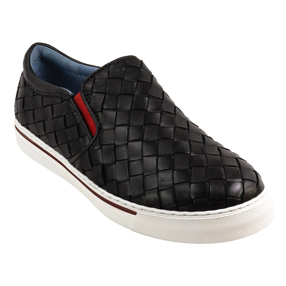 Robert Zur James 13 True Glove Leather Slip-on Sneaker Black