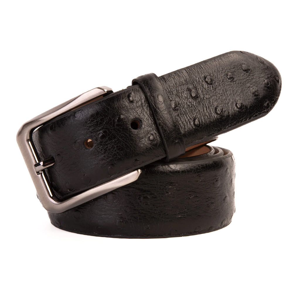 Vinci Leather The Johannesburg Black Leather Belt