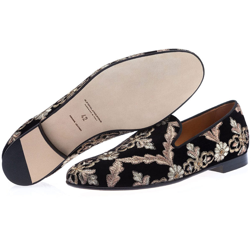 Superglamourous Kabah Slippers Black