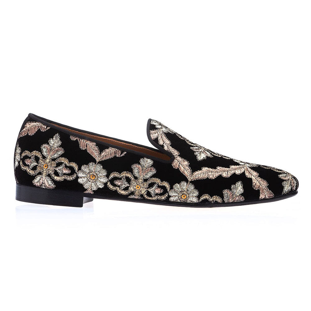 Superglamourous Kabah Slippers Black
