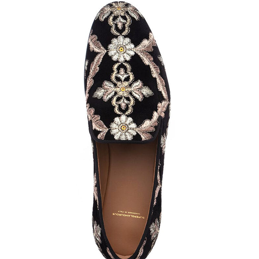 Superglamourous Kabah Slippers Black