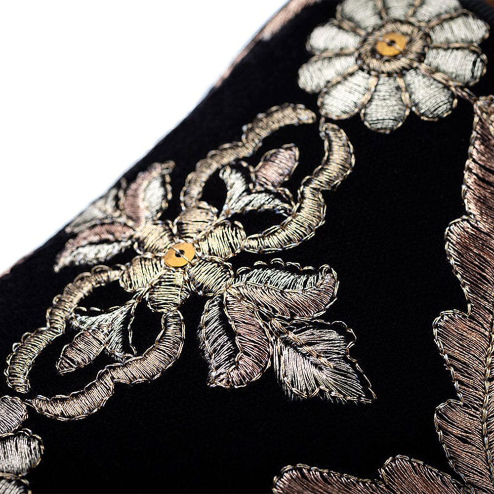 Superglamourous Kabah Slippers Black