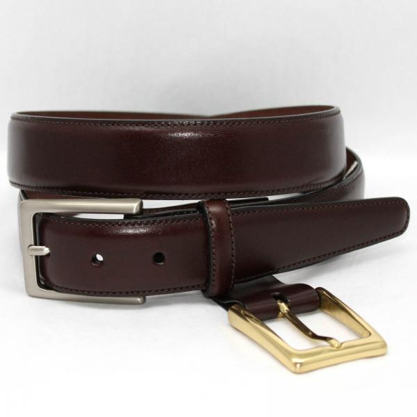 Torino Leather Kipskin with Double Buckle Option - Cordovan
