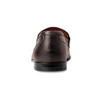 Bruno Magli Lastra Leather Slip-on Loafers Brown