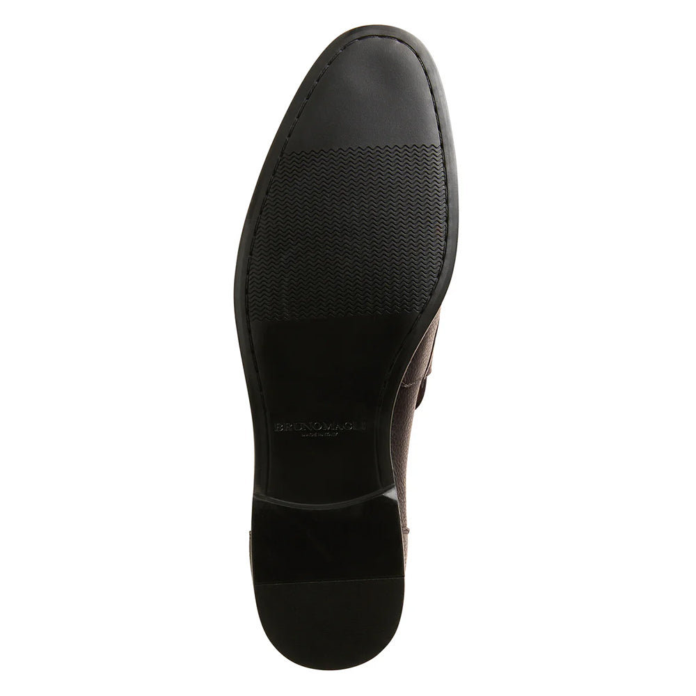 Bruno Magli Lastra Leather Slip-on Loafers Brown