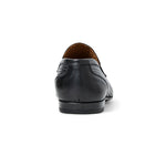 Bruno Magli Woven Leather Slip-on Loafers Black