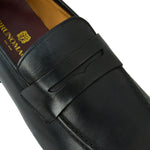 Bruno Magli Lastra Calfskin Penny Loafer Black
