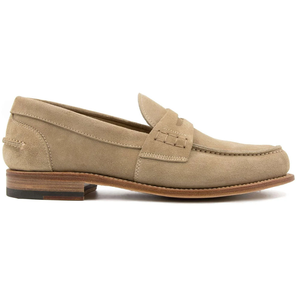 Il Gergo Liam Suede Penny Loafer Sand