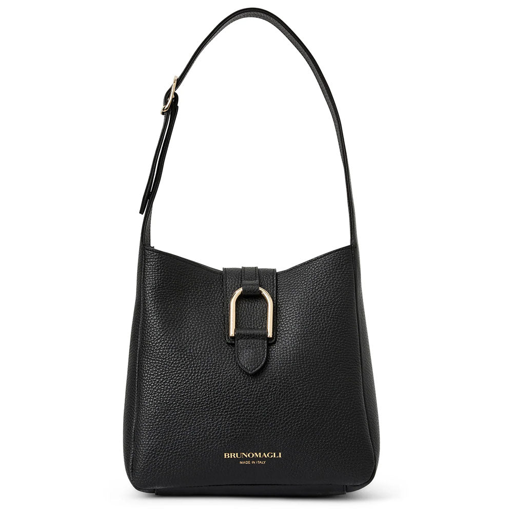 Bruno Magli Women's Lilo Leather Shoulder Handbag Black