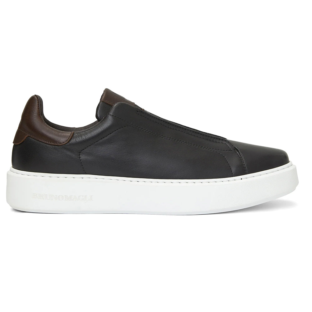 Bruno Magli Lisbon Casual Leather Moccasin Black
