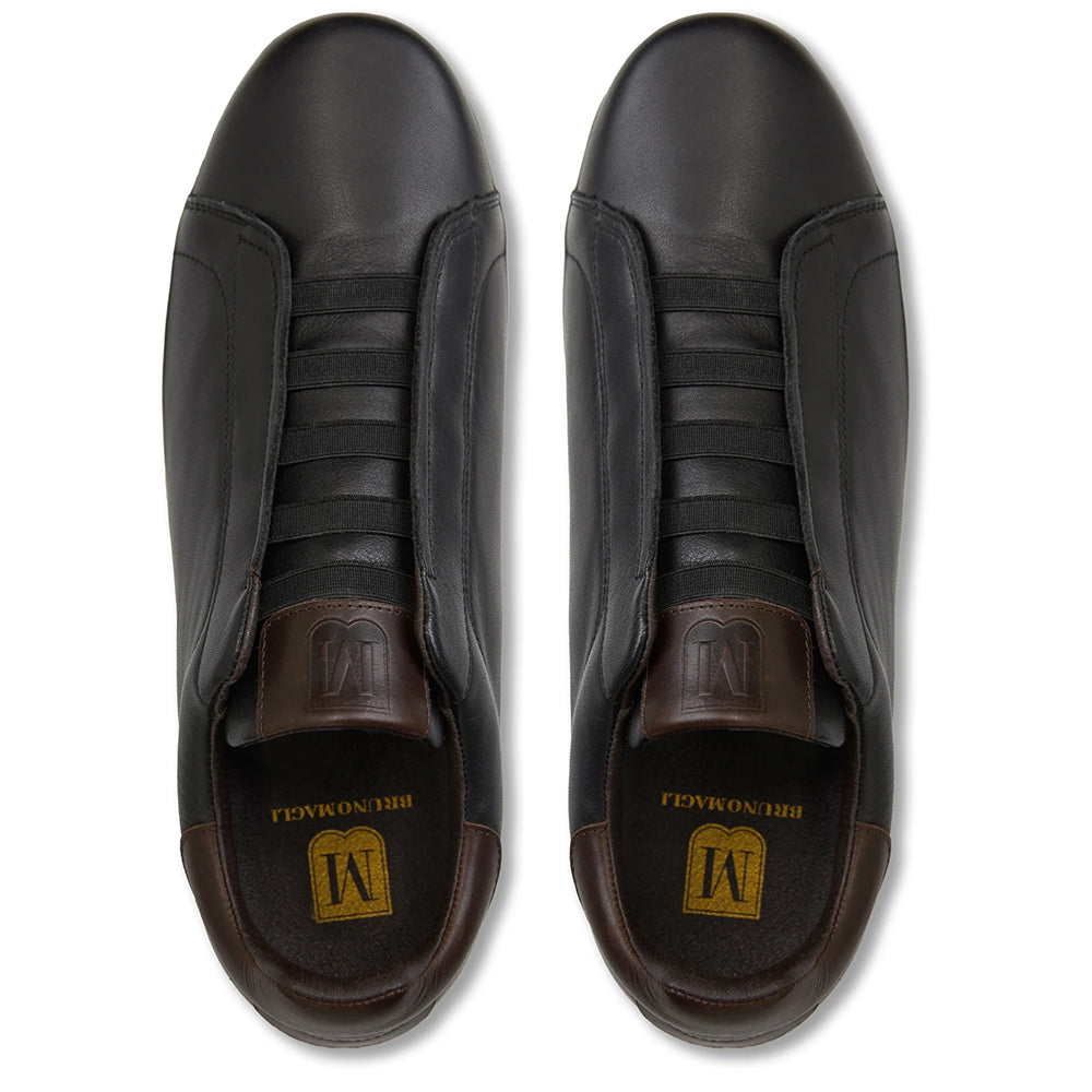 Bruno Magli Lisbon Casual Leather Moccasin Black