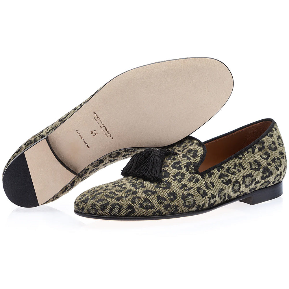Superglamourous Louis Mowgli Slippers Sage