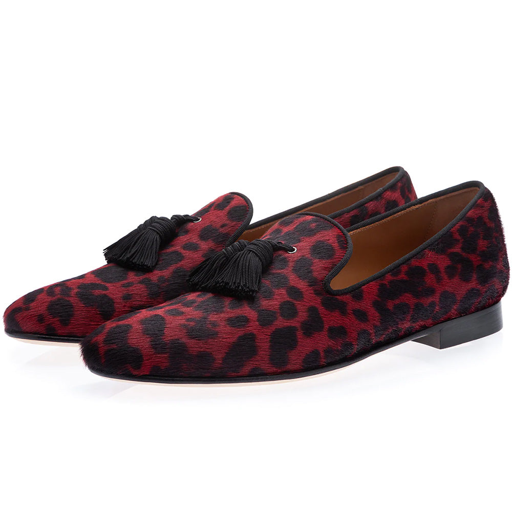 Superglamourous Louis Pony Slippers Jaguar