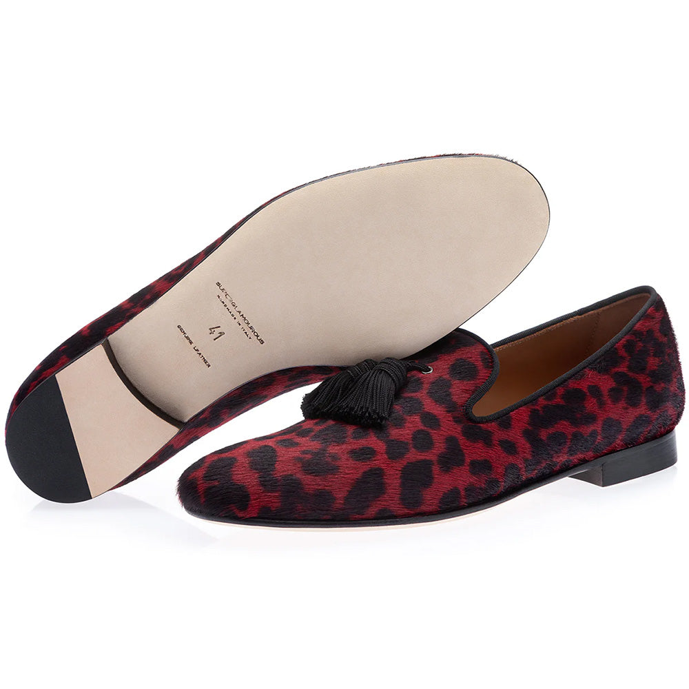 Superglamourous Louis Pony Slippers Jaguar