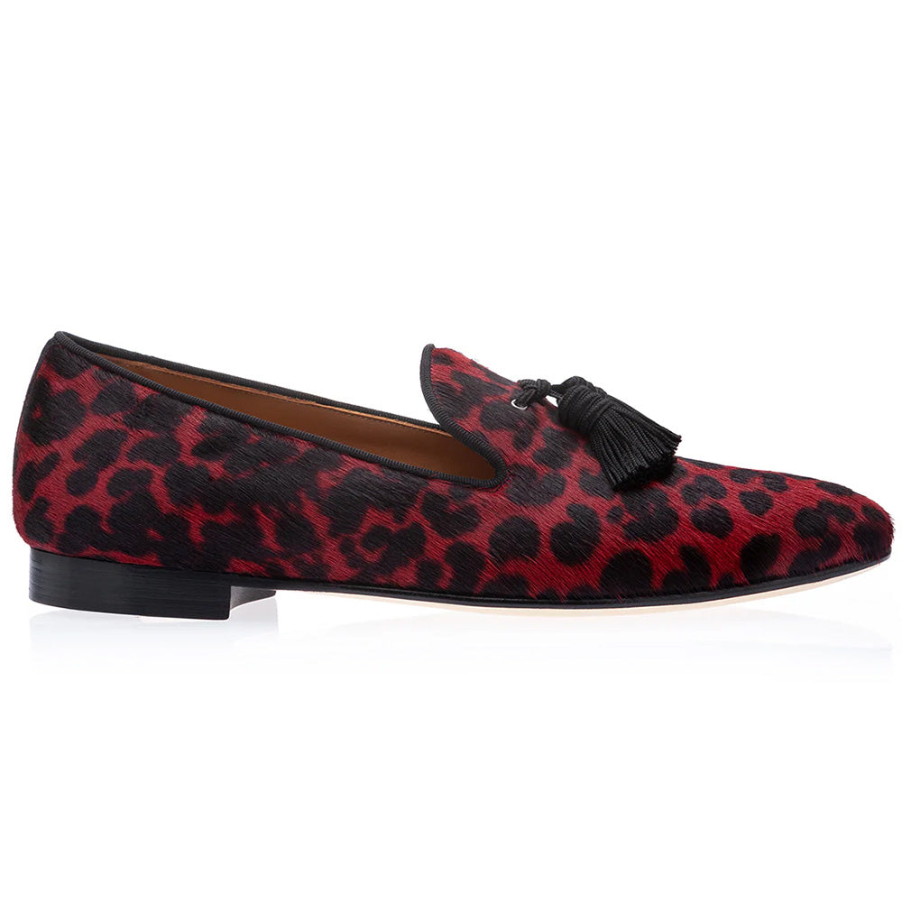 Superglamourous Louis Pony Slippers Jaguar