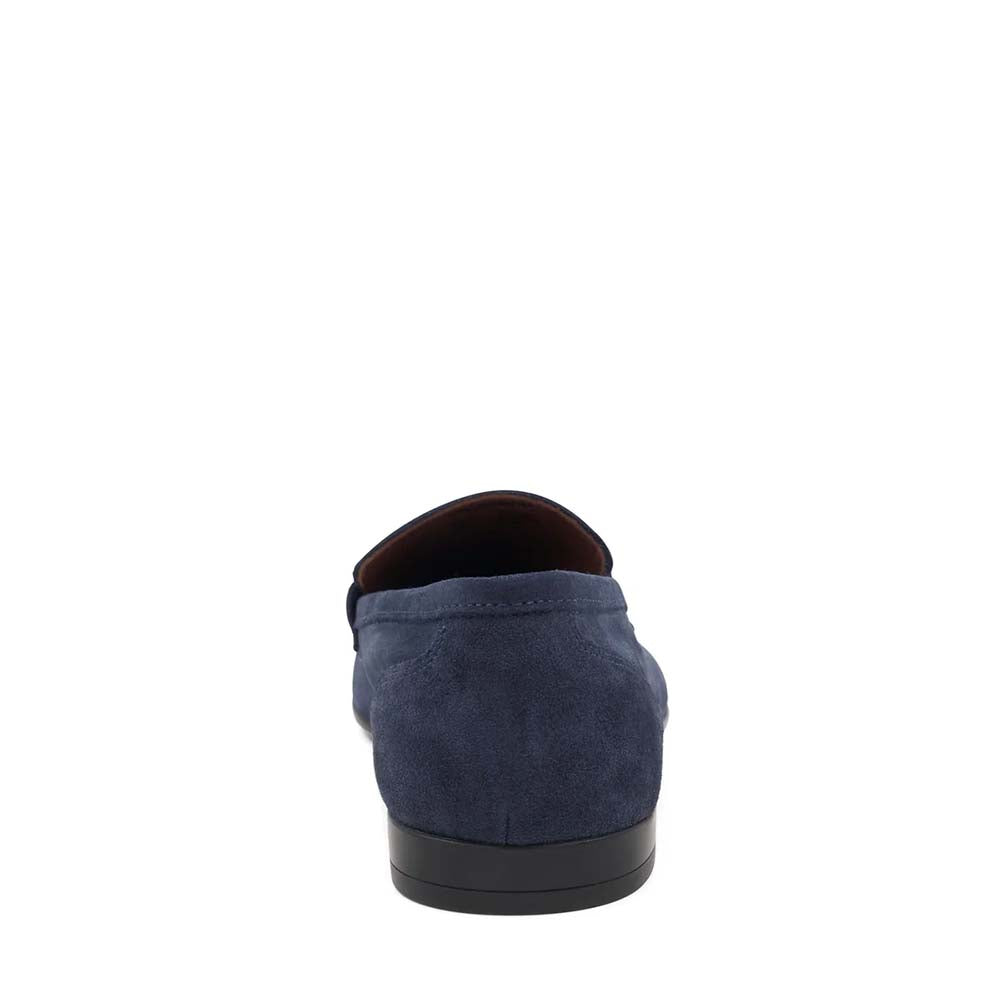Bruno Magli Lastra Suede Slip-on Loafers Navy