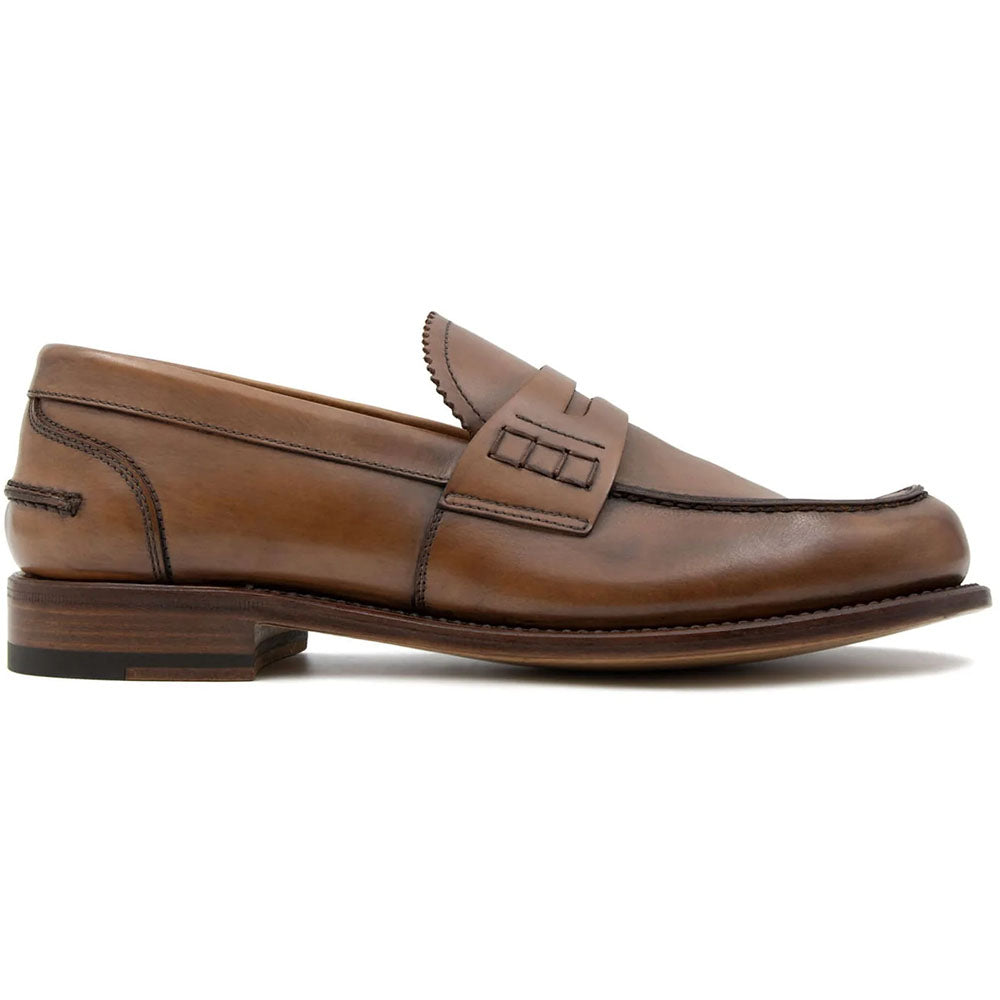 Il Gergo Liam Leather Penny Loafer Brown