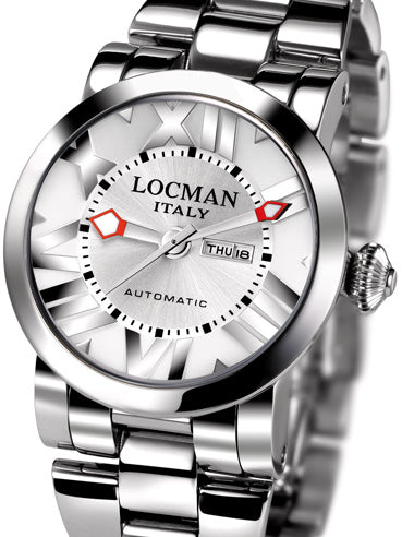 Locman Womens Toscano Stainless Steel Watch 29300WHNNKCBR0