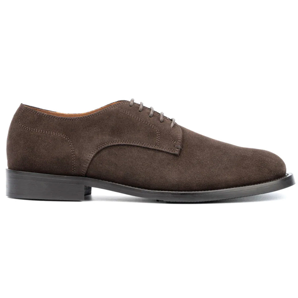 Aquatalia Arturo Suede Derby Chestnut