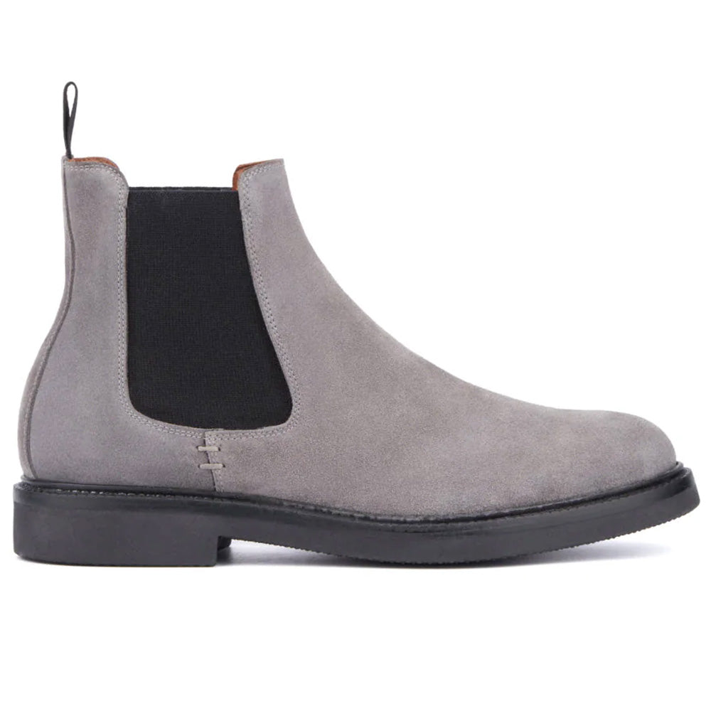 Aquatalia Prospero Suede Chelsea Boot Anthracite