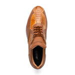 Mauri M770/4 Bolt Ostrich Leg & Nappa Sneaker Chestnut / Cognac