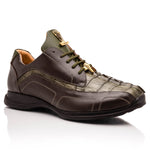 Mauri M799 Hornback / Nappa Sneakers Sport Rust & Money Green