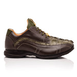 Mauri M799 Hornback / Nappa Sneakers Sport Rust & Money Green