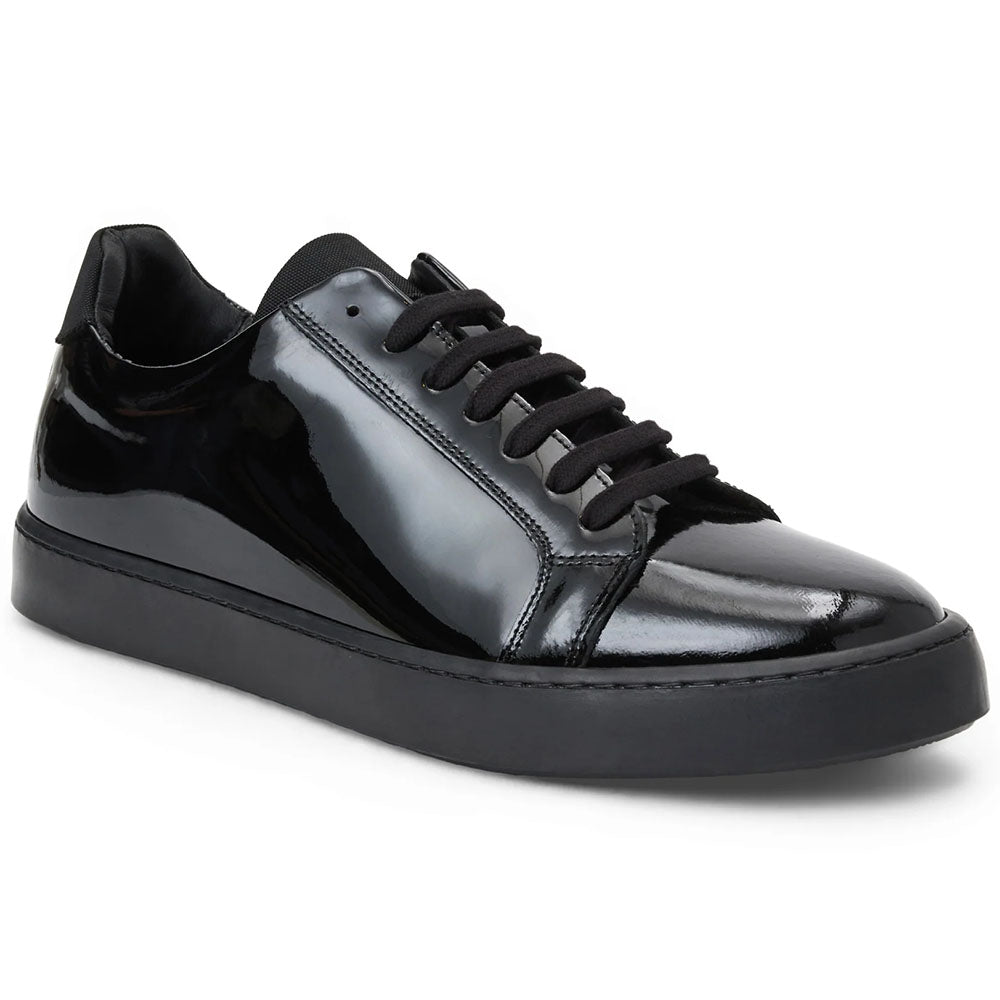 Bruno Magli Magnifico Sera Patent Leather Sneaker Black