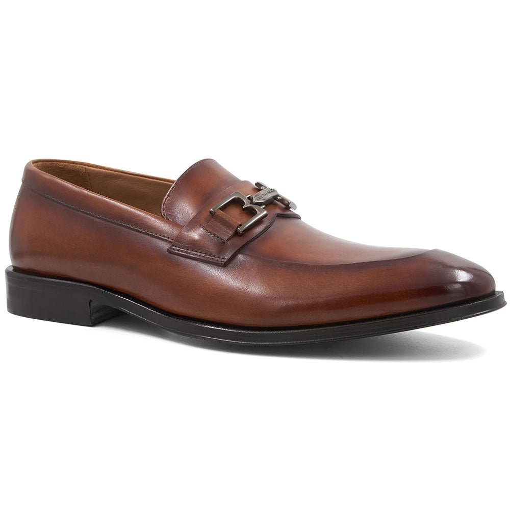 Bruno Magli Maioco Leather Slip On Bit Loafer Cognac