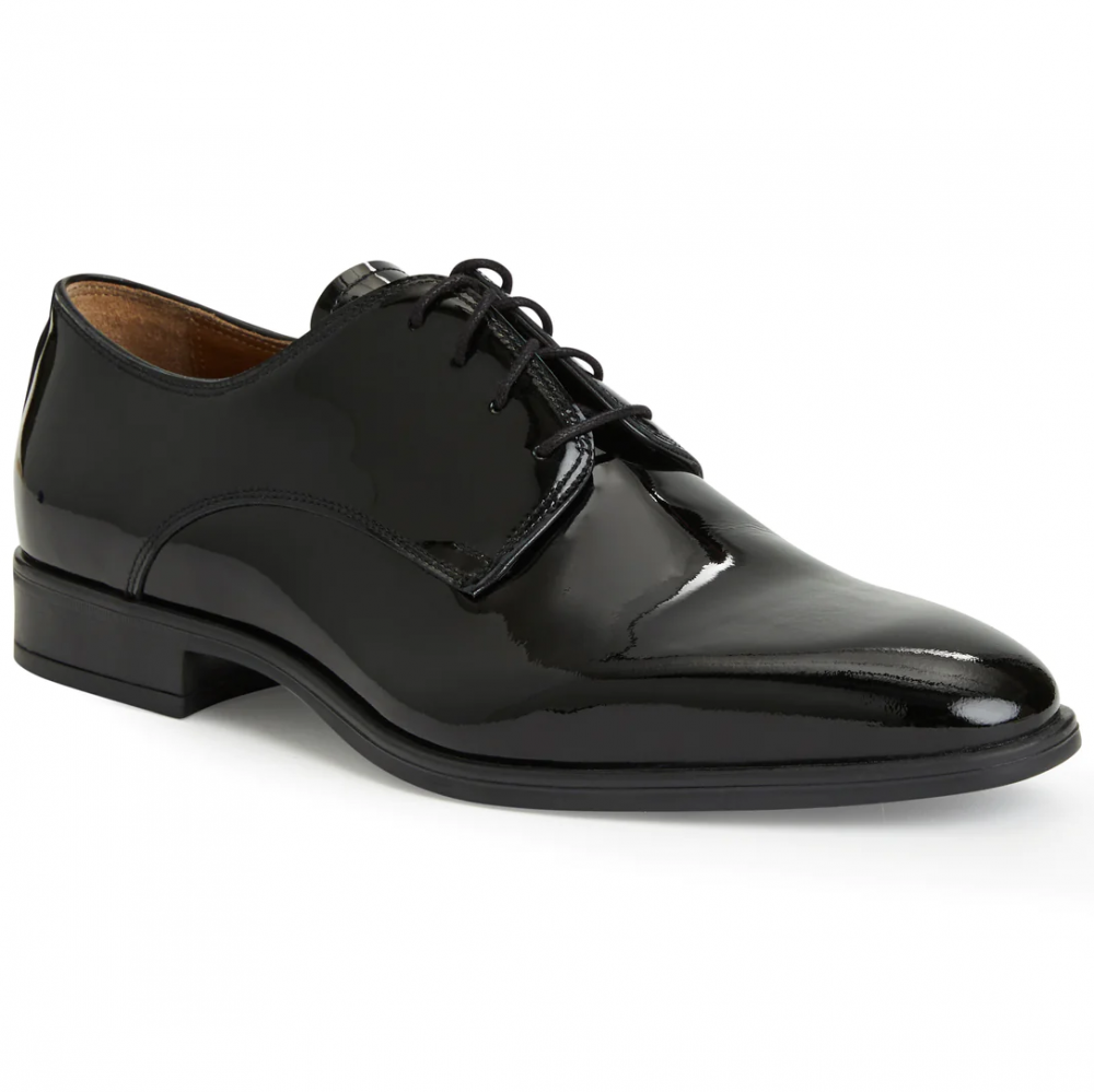 Bruno Magli Classic Formal Patent Leather Derby Black