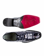 Belvedere Marcello Crocodile Cap Toe Brogues Navy