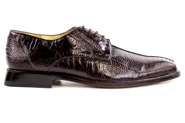 Belvedere Marco Split Toe Ostrich Shoes Brown