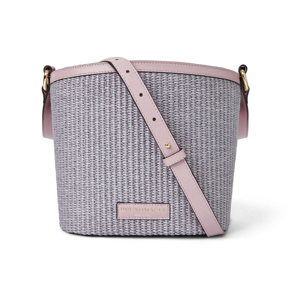 Bruno Magli Women's Martina Woven Crossbody Handbag Mauve