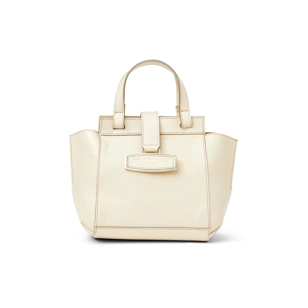 Bruno Magli Women's Eva Leather Handbag Cream