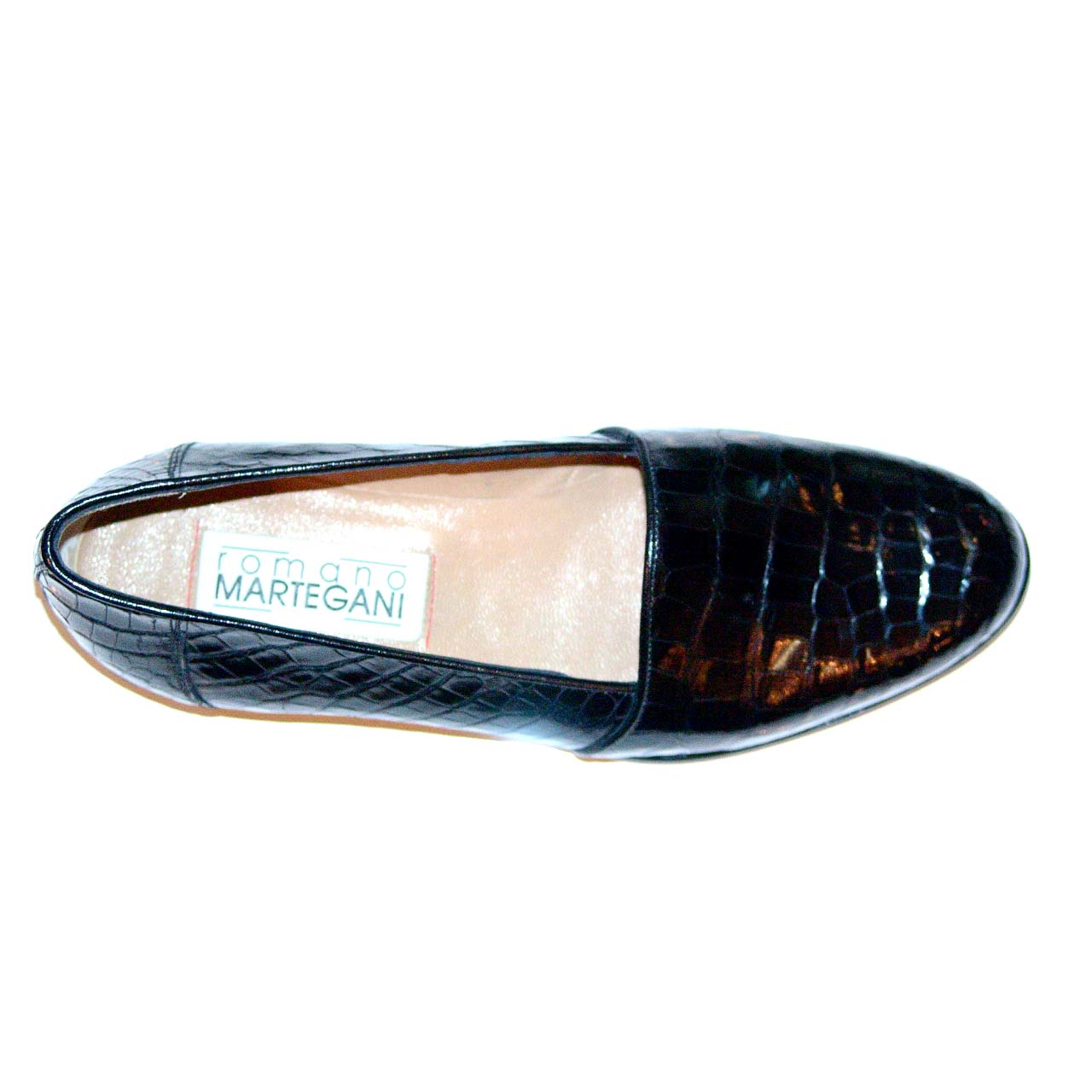 Romano Martegani Asti Alligator Low Vamp Loafer