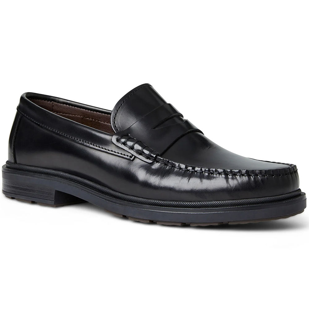 Bruno Magli "M" Collection Mello Leather Penny Loafer Black