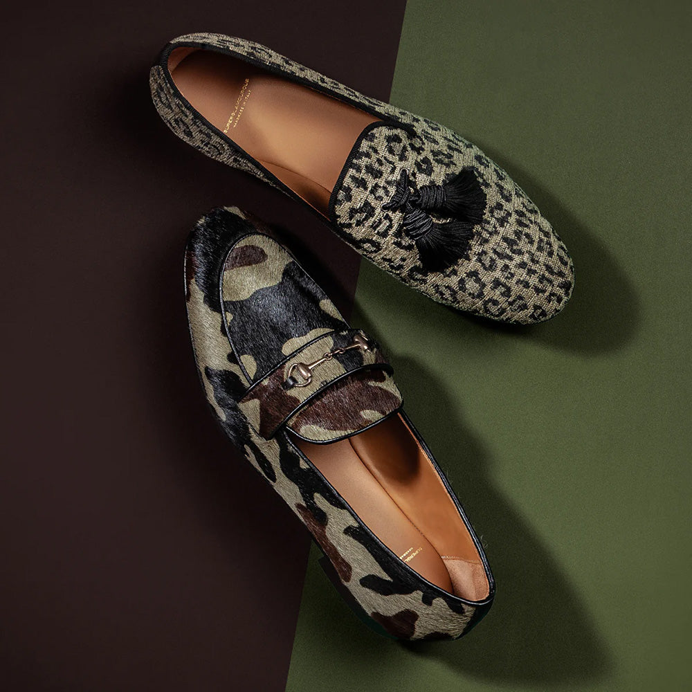 Superglamourous Morris Pony Slippers Camouflage