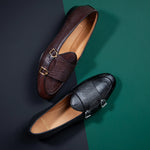 Superglamourous Tangerine 7 Tejus Belgian Loafers Black
