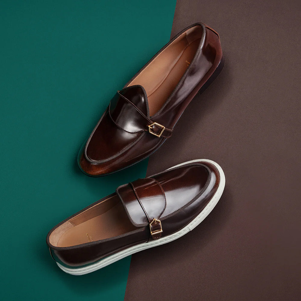 Superglamourous Tangerine 15.1 Belgian Brushed Loafers Cocoa