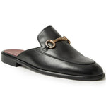 Bruno Magli Miami Leather Bit Mule Black