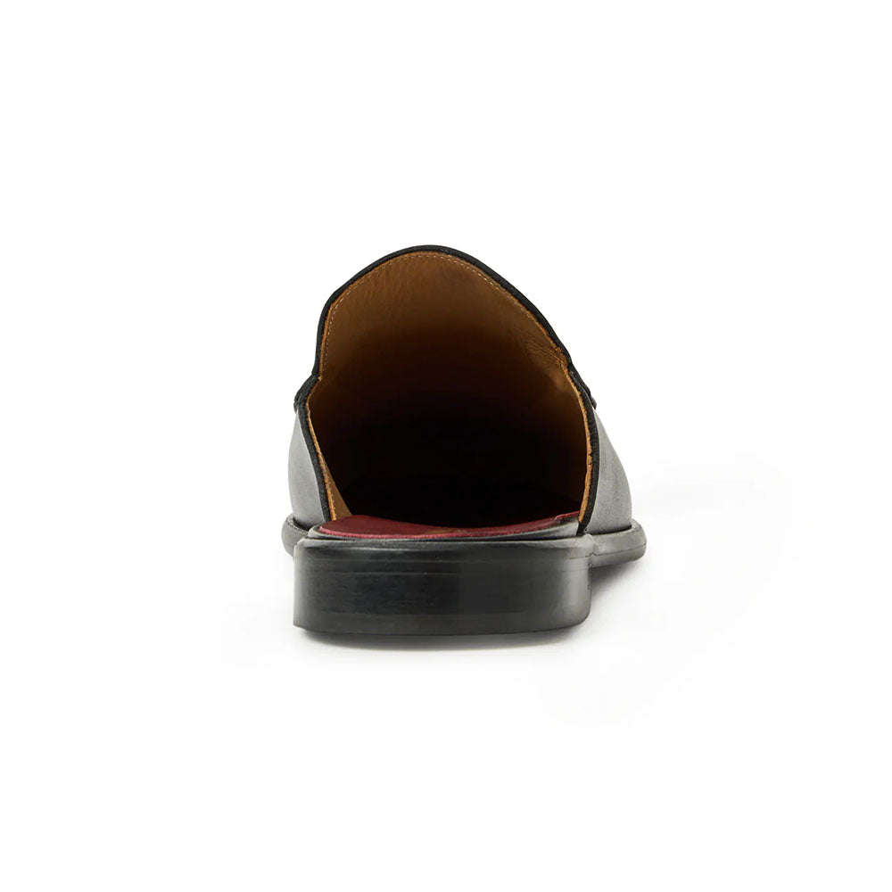 Bruno Magli Miami Leather Bit Mule Black