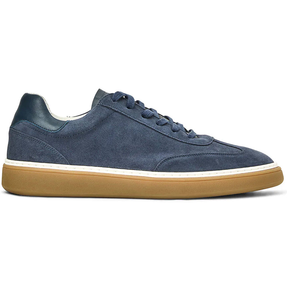 Aquatalia Milano Suede Sneaker Navy